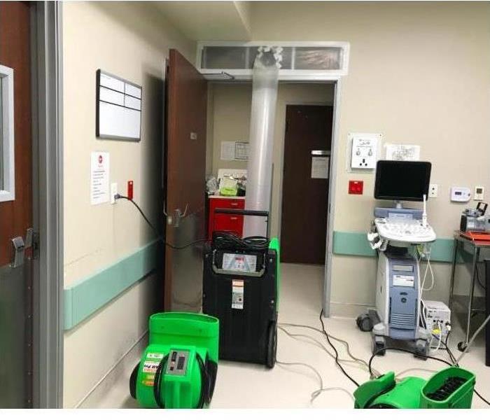 Fertility Clinic with SERVPRO equipment 